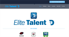 Desktop Screenshot of elitetalentid.com